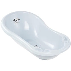 Keeeper - Baignoire ergonomique avec housse Micky, 0-12 mois, 84 cm, Maria, Light Blue