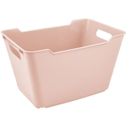 Boîte de rangement 35,5 x 23,5 x 20, rose nordique