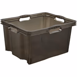 Pour une plus grande commande dans la maison: boîte de stockage multi-arrêt transparente avec des poignées intégrées - idéal ...