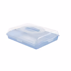 keeeper 10677680, Boîte de rangement, Bleu, Transparent, Rectangulaire, Monochromatique, Transparent, 350 mm