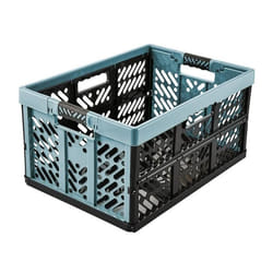 Boîte de rangement pliante - KEEEPER - Ben - 54x37x28cm - 45L - Eco bleu