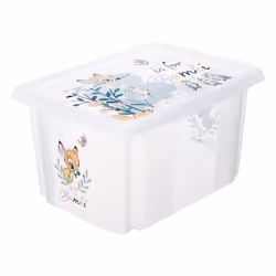 Boites de conservation - boites hermetiques Keeeper karolina bambi caisse rotative/gerbable avec couvercle 15 l