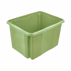 Boîte de rangement - KEEEPER - Modèle Eco Graphite - 445 x 345 x 27 cm - Plastique résistant - Empilable
