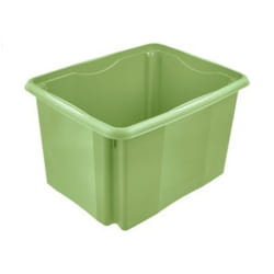 Boîte de rangement - KEEEPER - Modèle Eco Graphite - 445 x 345 x 27 cm - Plastique résistant - Empilable
