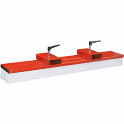 Balai pour gerbeurs, fixe, largeur 1500 mm. Produit livré = monté. Hauteur = 360 mm. Largeur = 1500 mm. Profondeur = 305 mm. ...