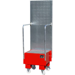 Bauer - eurokraft pro, Cuve de rétention mobile avec plaque perforée,