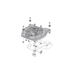 SW-Motech Pour topcase TRAX. Noir. - Pour topcase TRAX. Noir.