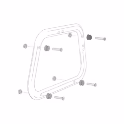 SW-Motech Pour valises latérales AERO ABS. Pour 2 valises. - Pour valises latérales AERO ABS. Pour 2 valises.