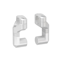 SW-Motech Ø 22 mm. Pontet de guidon variable. Gris. - Ø 22 mm. Pontet de guidon variable. Gris., argent