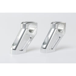 SW-Motech Ø 28 mm. Hauteur 20 mm. Recul 30 mm. Gris. - Ø 28 mm. Hauteur 20 mm. Recul 30 mm. Gris., argent