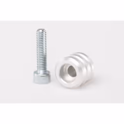 SW-Motech 15 mm d'extension. Aluminium. Gris. Universel. - 15 mm d'extension. Aluminium. Gris. Universel., blanc