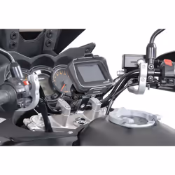 SW-Motech Pour guidon Ø 28 mm. Vibrations amorties. Gris. - Pour guidon Ø 28 mm. Vibrations amorties. Gris., argent