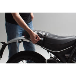 SW-Motech Aluminium. Gris anodisé. Par paire. - Aluminium. Gris anodisé. Par paire., argent