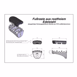 SW-Motech Honda XRV 650/750 (87-03) XL600V (87-99) CRF1000L. - Honda XRV 650/750 (87-03) XL600V (87-99) CRF1000L., noir-argent