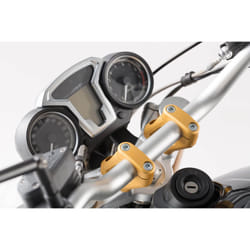 SW-Motech H=20 mm. Déport arrière 30 mm. Doré. BMW R nineT. - H=20 mm. Déport arrière 30 mm. Doré. BMW R nineT.