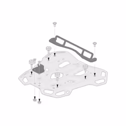 SW-Motech Noir. Pour Shad. - Noir. Pour Shad., noir-argent - Vue supplémentaire 3