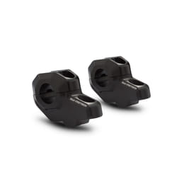 SW-Motech H=30 mm. Recul de 21 mm. Noir. - H=30 mm. Recul de 21 mm. Noir.