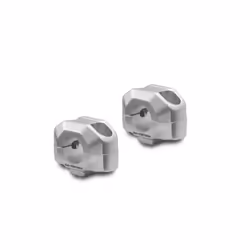 SW-Motech H=15 mm. Gris. - H=15 mm. Gris., argent