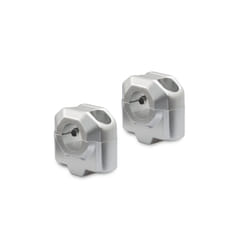SW-Motech H=25 mm. Gris. - H=25 mm. Gris., argent