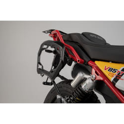 SW-Motech Noir. Moto Guzzi V85 TT (19-23). - Noir. Moto Guzzi V85 TT (19-23).