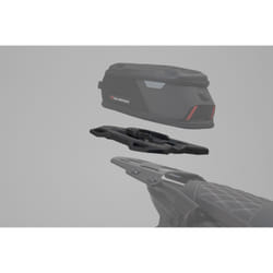 SW-Motech Pour sacoche PRO. Avec platine. Noir. - Pour sacoche PRO. Avec platine. Noir.