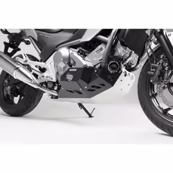 SW-Motech Sabot moteur - Noir/Gris. Honda NC700 / NC750 with DCT., noir-argent