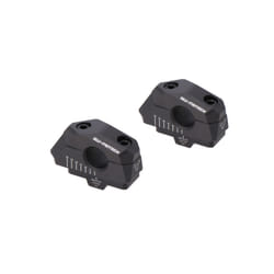 SW-Motech H=25mm. Recul de 5/10/15/20/25/30 mm. Noir - H=25mm. Recul de 5/10/15/20/25/30 mm. Noir