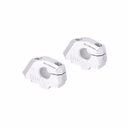 SW-Motech H=25mm. Recul de 5/10/15/20/25/30 mm. Gris - H=25mm. Recul de 5/10/15/20/25/30 mm. Gris, argent
