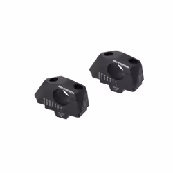 SW-Motech H=28mm. Recul de 5/10/15/20/25/30 mm. Noir - H=28mm. Recul de 5/10/15/20/25/30 mm. Noir