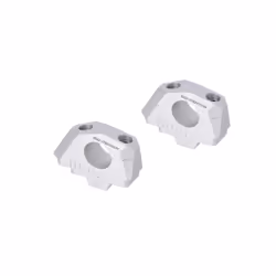 SW-Motech H=28mm. Recul de 5/10/15/20/25/30 mm. Gris - H=28mm. Recul de 5/10/15/20/25/30 mm. Gris, argent
