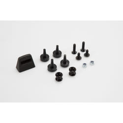 SW-Motech Kit dadaptation pour porte-bagages ADVENTURE-RACK - Noir. Pour Givi/Kappa Monokey., noir-argent