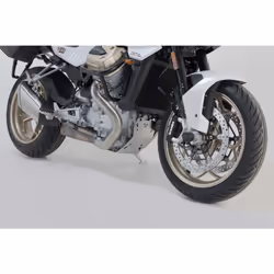 SW-Motech Gris. Moto Guzzi V100 Mandello/S. - Gris. Moto Guzzi V100 Mandello/S., argent