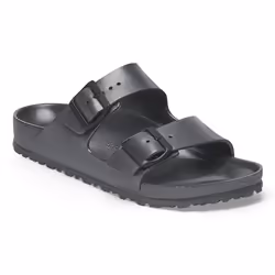 Birkenstock Arizona Essentials, Sandales, Unisexe, Adulte, Anthracite, Métallique, Uniforme, Metallic Anthracite