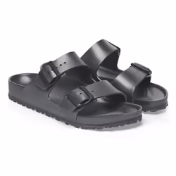 Birkenstock Arizona Essentials Sandales Unisexe Anthracite, Métallique