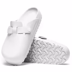 Birkenstock Boston Essentials Blocages Unisexe Blanc