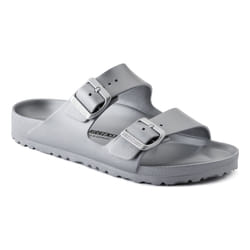 Birkenstock Arizona Essentials Sandales Unisexe Métallique, Argent