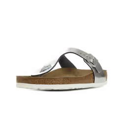 Sandales Gizeh Soft Cuir Argenté