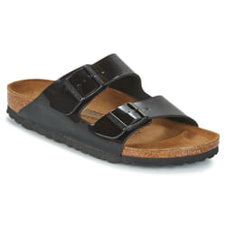 Sandales Arizona Patent Etroite Cuir Marron