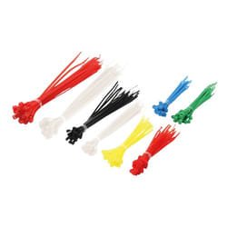 LogiLink KAB0018 serre-câbles Nylon Noir, Bleu, Vert, Rouge, Jaune