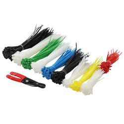 LogiLink KAB0019 serre-câbles Nylon Noir, Bleu, Vert, Rouge, Blanc