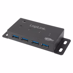 LogiLink UA0149, USB 3.2 Gen 1 (3.1 Gen 1) Type-A, 5000 Mbit/s, Gris, 230 V, 3,5 A