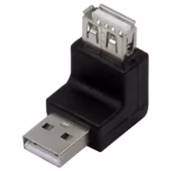 Adaptateur USB 2.0 - LogiLink - USB-A mâle - femelle - 270 deg