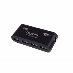 LogiLink USB 3.0 4x, USB 3.2 Gen 1 (3.1 Gen 1) Type-A, 5000 Mbit/s, Noir, CE, RoHS, 5 V, 107 mm