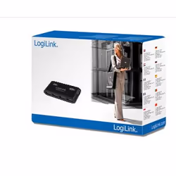 LogiLink USB 3.0 4x 5000 Mbit/s Noir