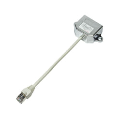 LogiLink RJ45/2xRJ45 câble de réseau Argent, Blanc 0,15 m