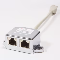 LogiLink RJ45/2xRJ45 câble de réseau Argent, Blanc 0,15 m