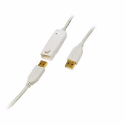 LogiLink 12m USB 2.0 câble USB USB A Blanc