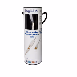 LogiLink 12m USB 2.0 câble USB USB A Blanc