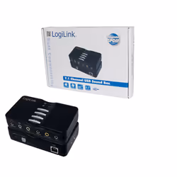 LogiLink USB Sound Box Dolby 7.1 8-Channel, 7.1 canaux, USB
