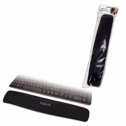 LogiLink ID0044 repose-poignet Nylon, Polyuréthane, Silicone Noir